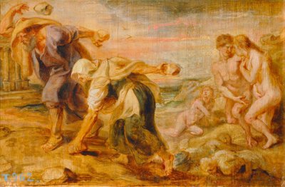Deucalion and Pyrrha by Peter Paul Rubens